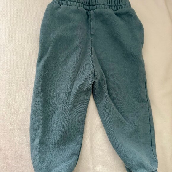Colored Organics- Leif Fleece Sweatpants in Teal - 18-24m - Picture 2 of 3